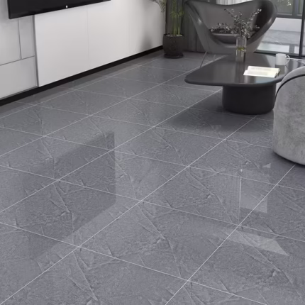 Porcelain Floor Polished Rectified Terrazo Dark 60×60
