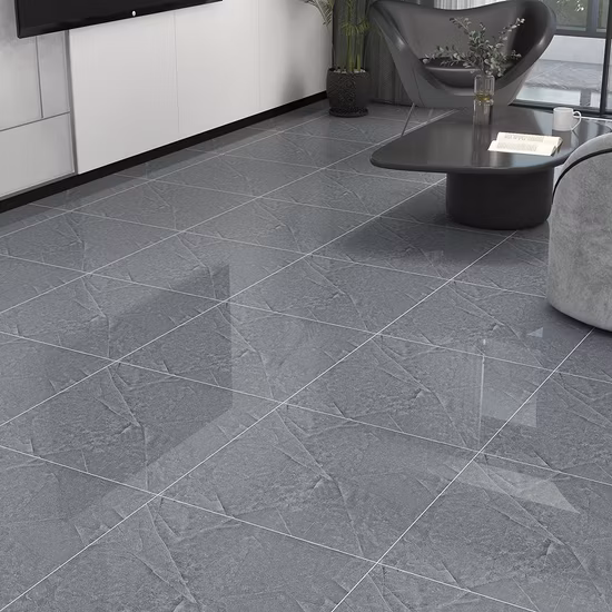 Porcelain Floor Polished Rectified Terrazo Dark 60×60 Porcelain Floor Polished Rectified Terrazo Dark 60×60